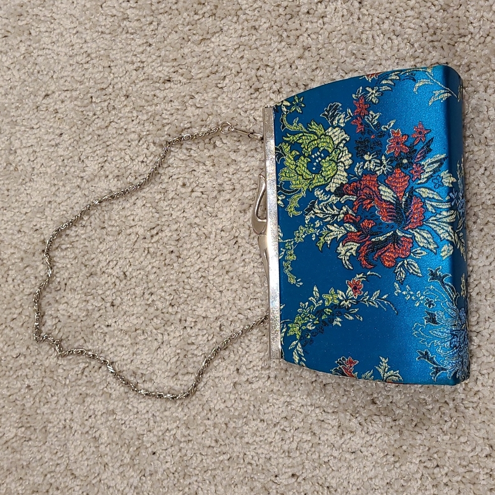 Blue Green Clutch Bag